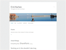 Tablet Screenshot of ericharlan.com